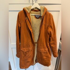 Patagonia Orange Sherpa-Lined Jacket